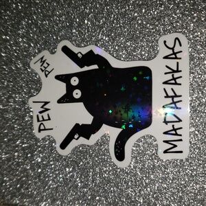 10/$10 WATERPOOF Sticker Sarcasm CAT